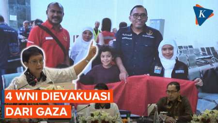 Konflik Belum Reda, 4 WNI Berhasil Dievakuasi dari Gaza 