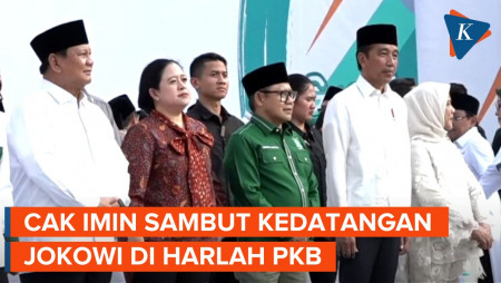 Disambut Cak Imin, Jokowi Hadiri Harlah 25 Tahun PKB