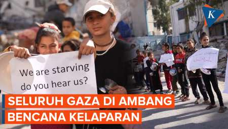 PBB Peringatkan Kelaparan Bisa Terjadi di Seluruh Jalur Gaza