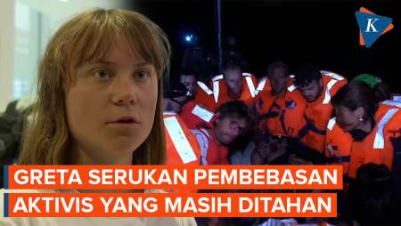 8 Aktivis dari Kapal Madleen Masih Ditahan, Greta Thunberg Serukan Pembebasan