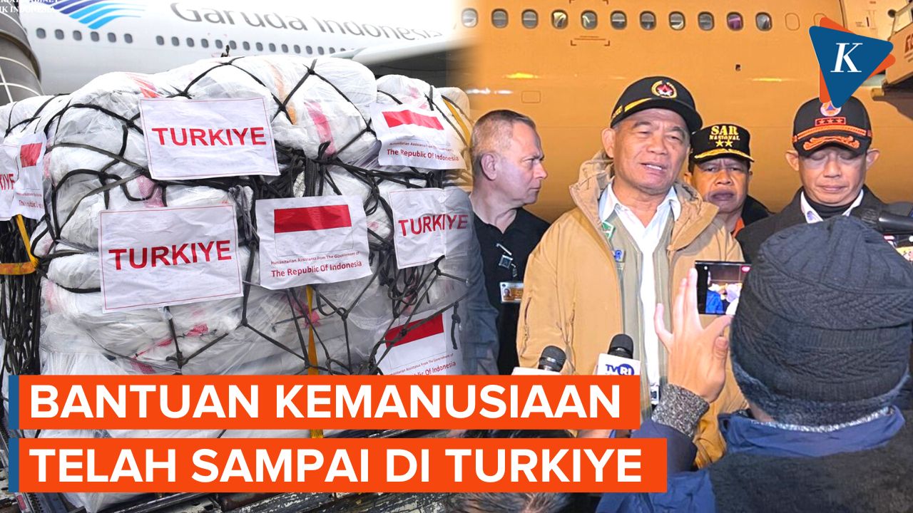 Bantuan Kemanusiaan Tahap Ketiga dari Indonesia Tiba di Turkiye