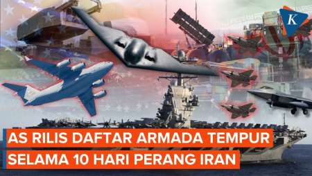Daftar Armada Tempur AS Yang Dipakai Selama 10 Hari Perang Iran