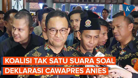 Koalisi Anies Tak Satu Suara soal Deklarasi Cawapres