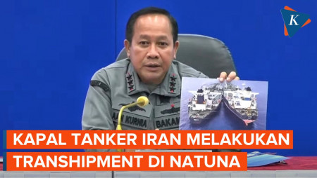 Bakamla RI Tangkap Kapal Super Tanker Berbendera Iran di Natuna