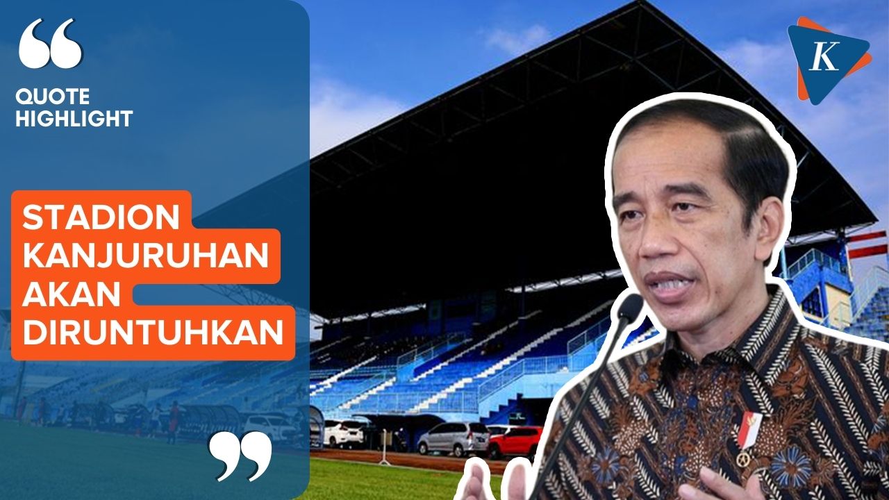 Jokowi Sebut Stadion Kanjuruhan Akan Dirobohkan dan Dibangun Lagi Sesuai Standar FIFA