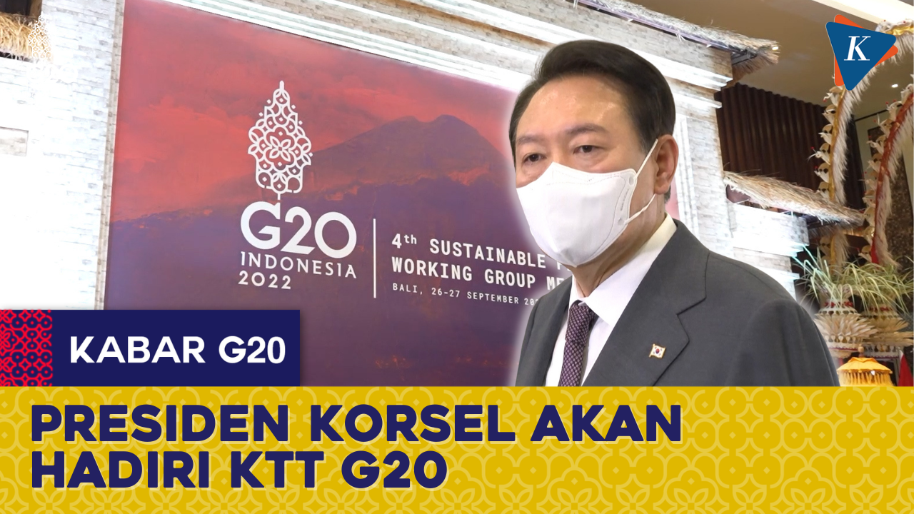 Presiden Korsel akan Hadir KTT G20, Temui Biden dan Kishida di Sela-sela Agenda