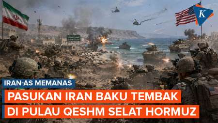 Selat Hormuz Memanas! Pasukan Iran Terlibat Baku Tembak Di Pulau Qeshm