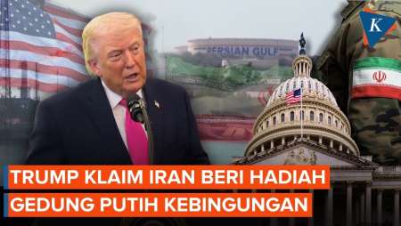 Gedung Putih "Bingung" Dengan Klaim Trump Dapat Hadiah Dari Iran