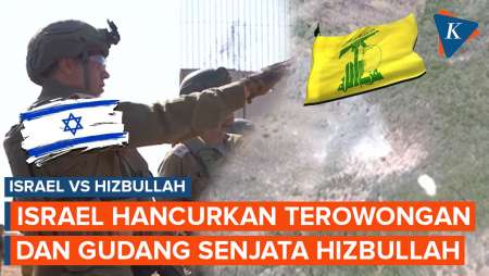 Israel Rilis Rekaman Serangan ke Infrastruktur Hizbullah di Lebanon Selatan