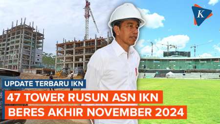 Melihat Progres Rusun ASN di IKN, Jokowi Ungkap 47 Tower Segera Beres!