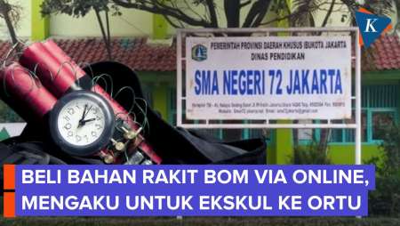 Terungkap Asal-usul Bahan Peledak Di SMAN 72 Jakarta 