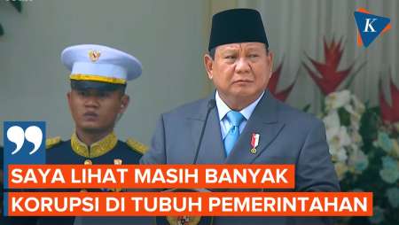 Pidato Hari Pancasila, Prabowo Singgung Masih Banyak Penyelewengan di Tubuh Pemerintah