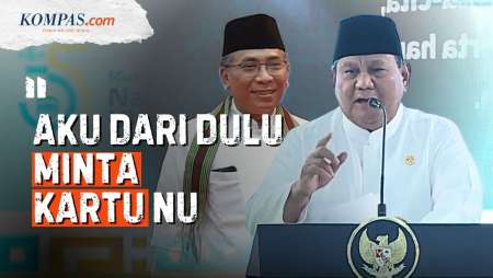 [FULL] Momen Prabowo Minta Kartu Anggota NU Dan "Pamer" Pencapaian 2 Tahun Jadi Presiden