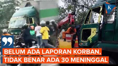 Truk Tabrak Lari di Tangerang, Polisi Ungkap Belum Ada Laporan Korban Meninggal