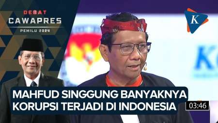 Mahfud MD Singgung soal Banyaknya Korupsi Terjadi di Indonesia