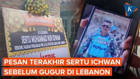 Pesan Terakhir Prajurit TNI Asal Magelang Sebelum Gugur di Lebanon