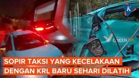 Terungkap! Sopir Green SM yang Kecelakaan dengan KRL Baru Dilatih Sehari