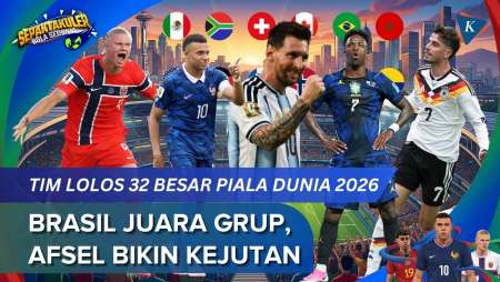 Daftar Tim Lolos 32 Besar Piala Dunia 2026: Keajaiban Afrika Selatan, Brasil Juara Grup
