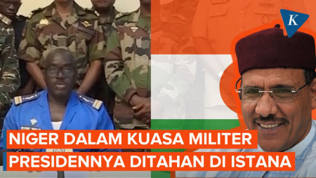 Niger Dikuasai Militer, Presiden Digulingkan dan Ditahan di Istana Kepresidenan