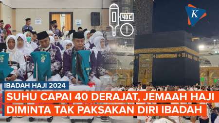 Suhu di Madinah Tembus 40 Derajat, Jemaah Haji Diminta Tak Paksakan Diri Ibadah