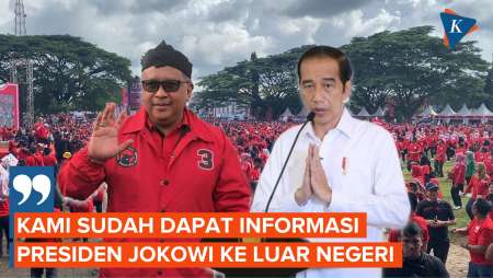 PDI-P Tak Masalah Jokowi Pilih ke Luar Negeri Saat Ulang Tahun Partai