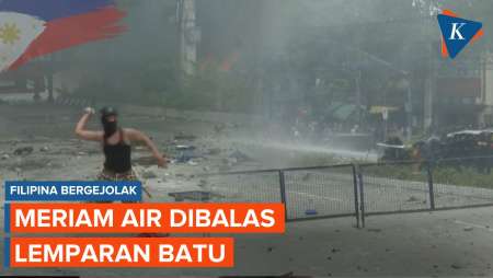 Situasi Terkini Demo Berujung Bentrok di Filipina