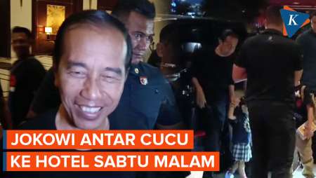 Jokowi Sambangi Hotel Tim Prabowo, Sebut Antar Cucu Temui Gibran