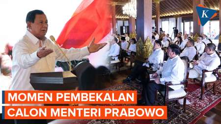 Suasana Pembekalan Calon Menteri Prabowo di Hambalang, Kompak Berbaju Putih 