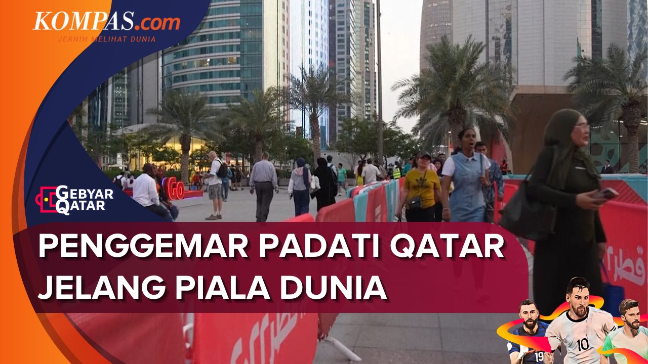 Penggemar Mulai Padati Qatar Jelang Gelaran Piala Dunia