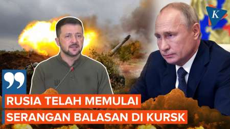 Zelenskyy Sebut Rusia Telah Memulai Serangan Balasan di Kursk