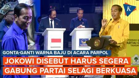 Gonta-ganti Warna Baju! Jokowi Dianggap Harus Segera Gabung Partai Selagi Masih Berkuasa