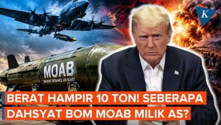Trump Tak Percaya Siapa Pun Dalam Politik, Iran Terancam Bom Raksasa AS?