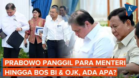 Prabowo Kumpulkan Menteri Ekonomi Hingga Bos BI Dan OJK Di Istana, Ada Apa?