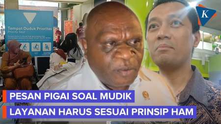 Pesan Pigai soal Mudik, Layanan Harus Ramah HAM