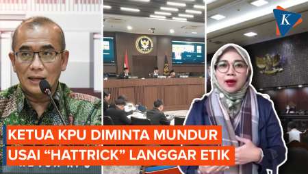 Ketua KPU 3 Kali Langgar Etik, Disarankan Mundur