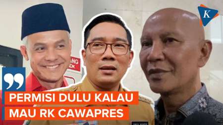 PDI-P Tegaskan Ganjar Pasti Kulonuwon jika Ridwan Kamil Jadi Cawapres