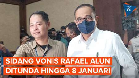 Sidang Vonis Kasus Gratifikasi dan Cuci Uang Rafael Alun Ditunda