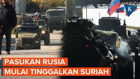 Rusia Angkat Kaki dari Suriah, Boyong Pulang Tank hingga Pesawat Militer