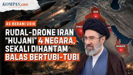 Iran Buktikan Tepati Janjinya: Dihantam Sekali, Balas Berkali-kali, Rudal Teheran "Guncang" 4 Negara