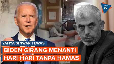 Biden Girang Usai Yahya Sinwar Tewas Diklaim Dibunuh Israel