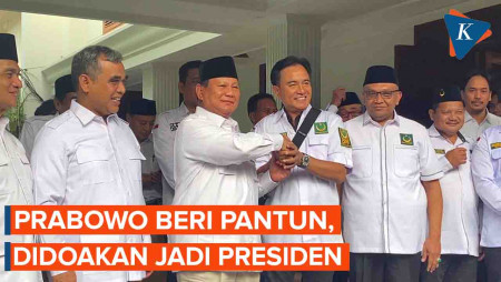 Prabowo Berikan Pantun, Partai Buruh Doakan Jadi Presiden