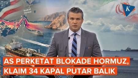 AS Kerahkan Kapal Induk Kedua, Klaim 34 Kapal Putar Balik dari Selat Hormuz