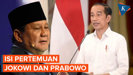 Prabowo Mendadak ke Istana, Ini Isi Pembicaraannya dengan Jokowi