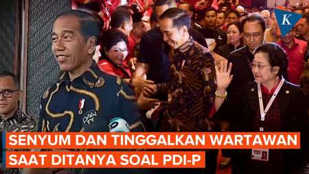 Jokowi Pilih Tinggalkan Wartawan Saat Ditanya soal Keanggotaan PDI-P