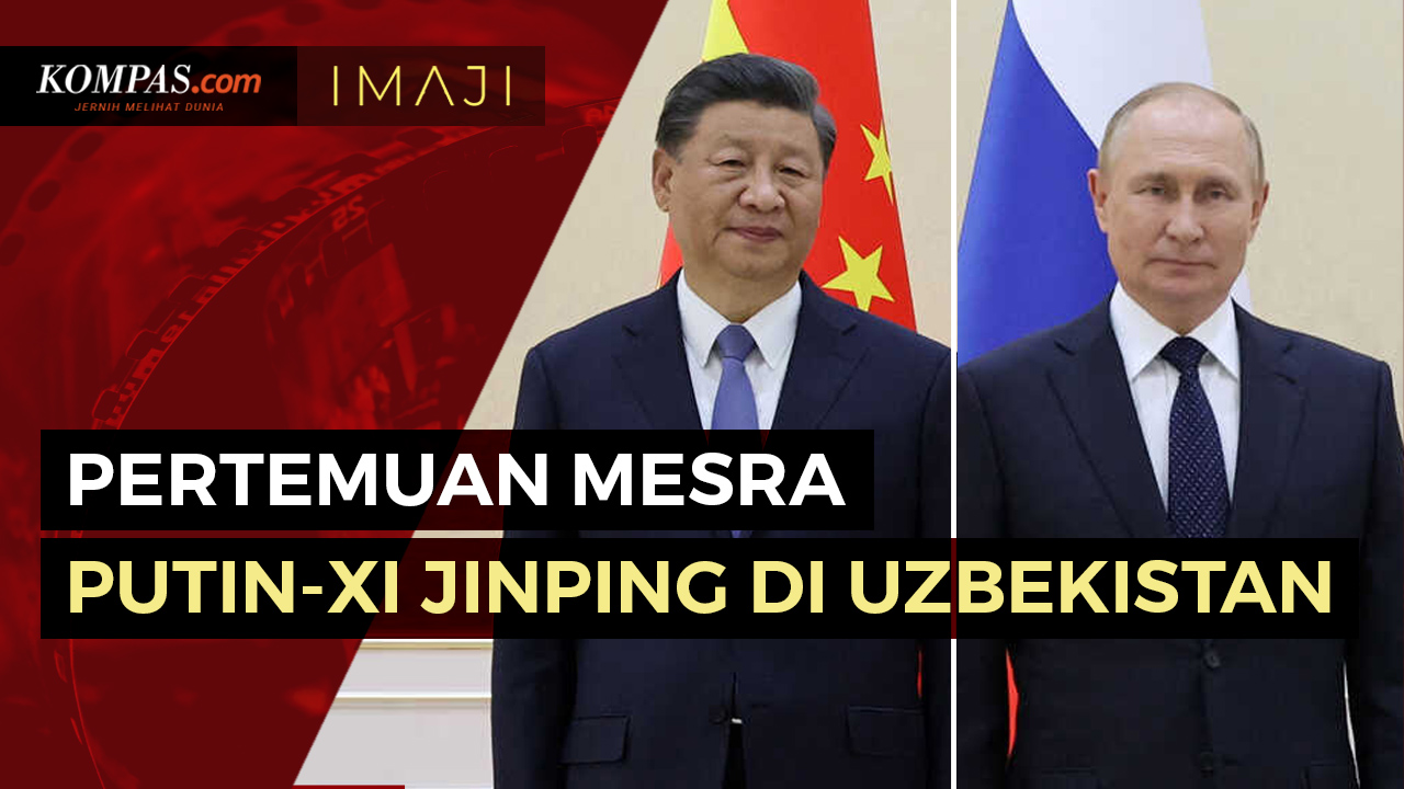 Potret Pertemuan Mesra Putin dan Xi Jinping di Uzbekistan