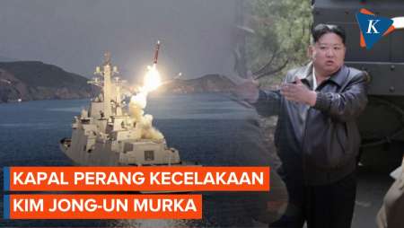 Kim Jong Un Murka, Peluncuran Kapal Perang Korea Utara Gagal kerena Kecelakaan
