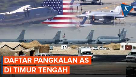 Berada Dalam Jangkauan Rudal Iran, Ini Daftar Pangkalan Militer AS Di Timur Tengah
