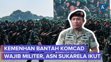 Ribuan ASN Mulai Masuk Barak, Kemenhan: Komcad Bukan Wajib Militer, Ini Sukarela