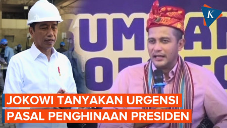 Cerita Wamenkumham Dipanggil Jokowi, Bahas Pasal Penghinaan Presiden