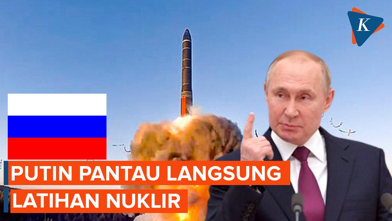 Putin Pantau Langsung Latihan Nuklir, Simulasi Serangan Besar-besaran
